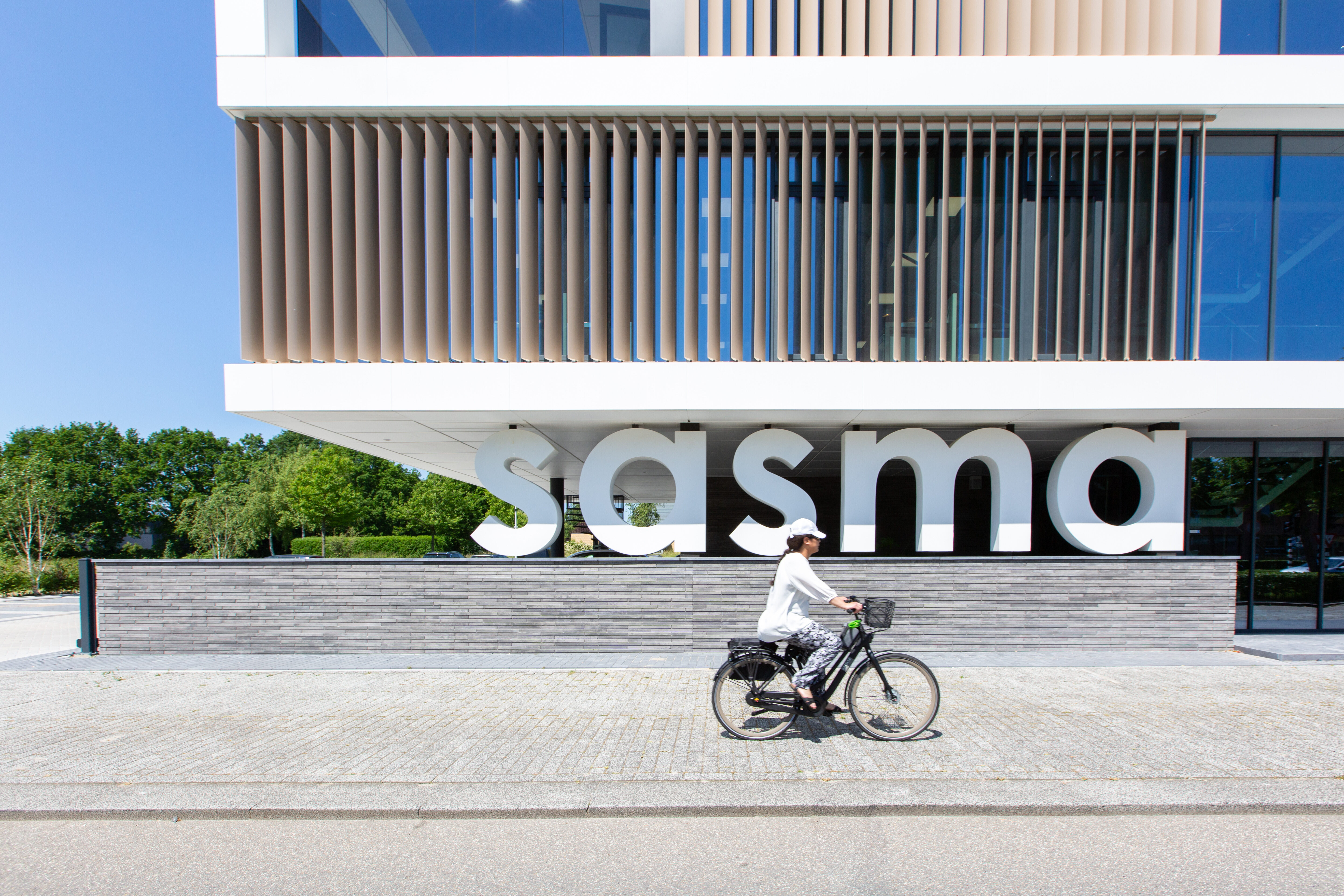 Exterior of Sasma's office building