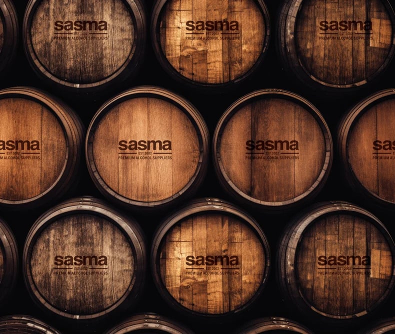 Sasma aged whisky barrels